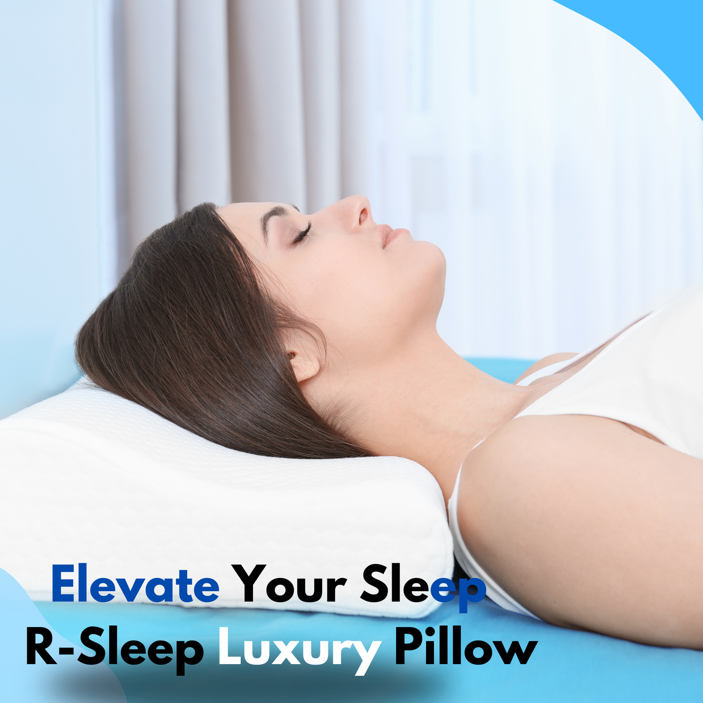 R-Sleep Luxury Pillow – Ultimate Comfort for Restful Nights" 🛏️✨